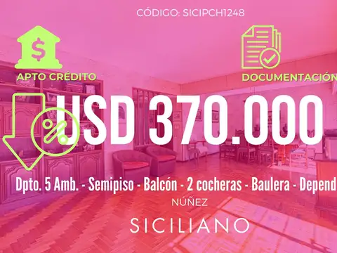 Departamento en Nuñez