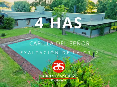 CHACRA DE 4 HAS EN CAPILLA DEL SEÑOR