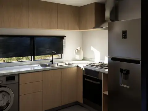 Departamento 2 ambientes con 1 baño