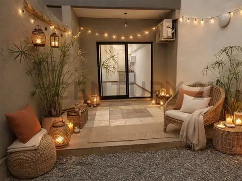 Alquiler monoambiente con patio y servicios incluidos - Almagro