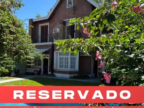 RESERVADO. Chalet 6 Ambientes con Jardín y Piscina - España 1070, Florida, Vicente López.