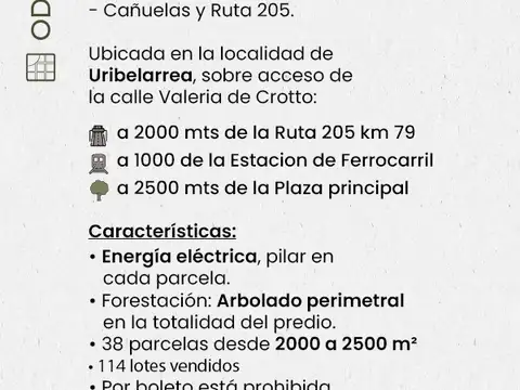 Terreno en Venta 50  mts Frente