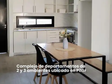 Departamento 3 ambientes con 2 baños