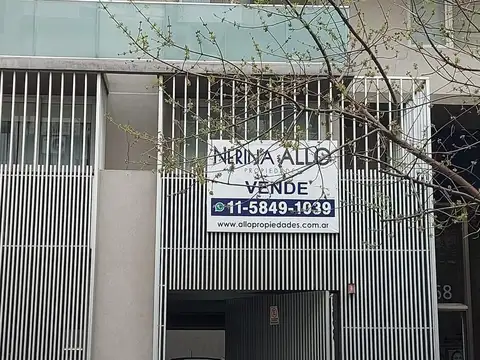Venta departamento monoambiente con cochera en el barrio de Las Cañitas - APTO CREDITO -