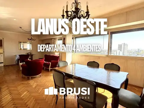 DEPARTAMENTO EN VENTA EN LANÚS - 4 AMBIENTES