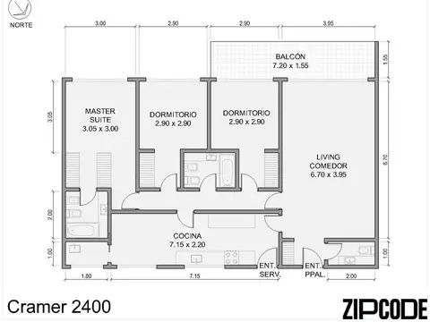 Departamento en Venta en Belgrano, USD 430.000