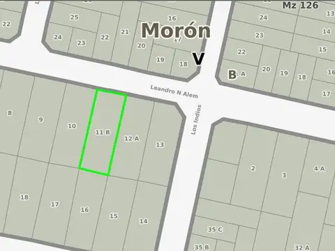 VENTA LOTE 723 m2 CASTELAR NORTE