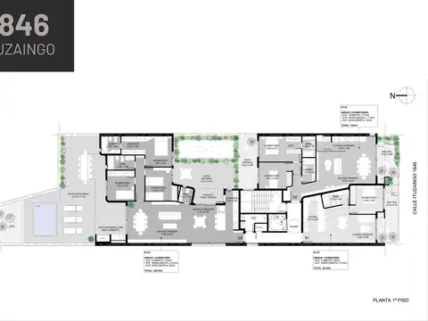 Departamento en Venta con 1 cocheras