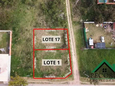 Terreno en Venta de 307,0 m2