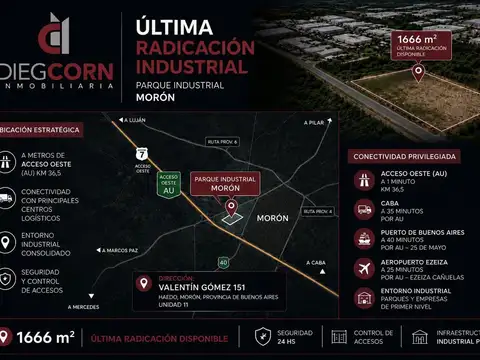 Terreno en Venta de 1666,0 m2