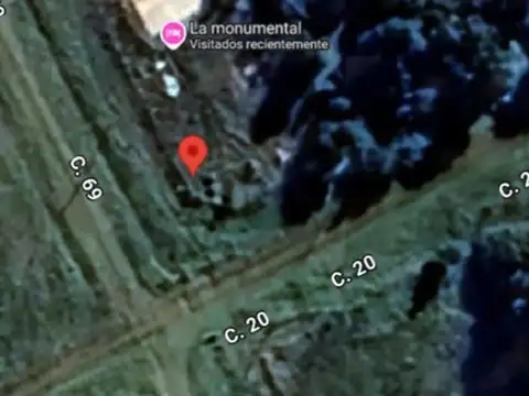 TERRENO EN CHAPADMALAL con POZO CIEGO y PLATEA DE HORMIGON 