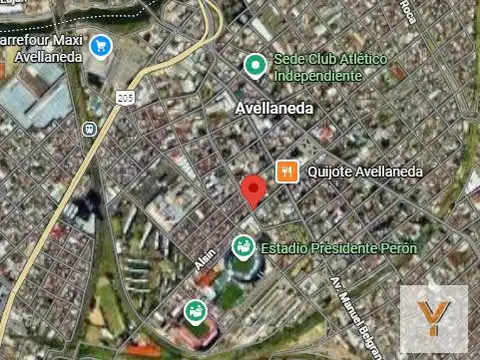 Alsina e/ Juan Bautista Palaá y Avenida Manuel Belgrano