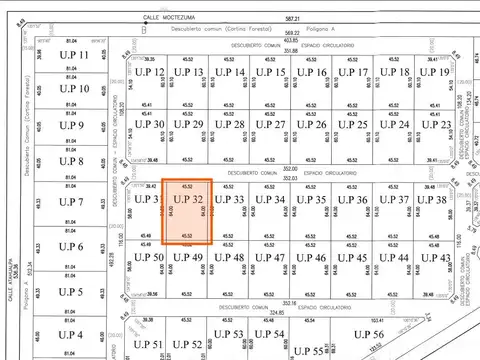 Terreno en Venta 64  mts Fondo