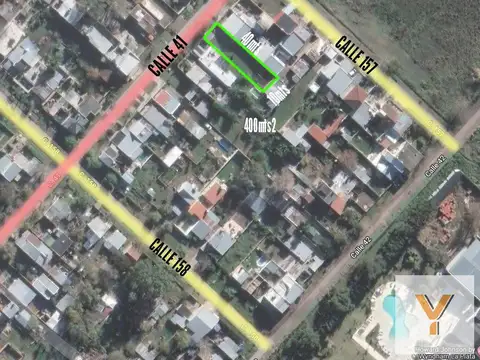 Terreno en Venta 40  mts Fondo