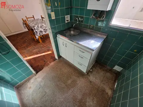 Departamento 2 ambientes con 1 baño