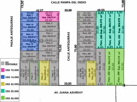 Terrenos en Venta- Av. Juana Azurduy-