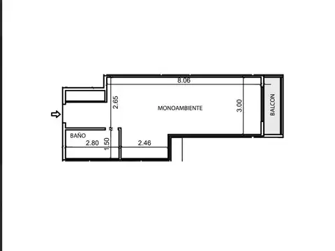 Departamento en Venta de Monoambiente