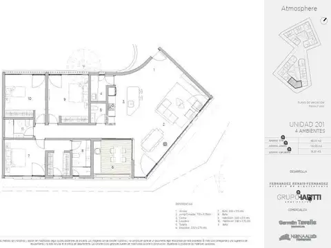 Departamento en Venta de 4 ambientes