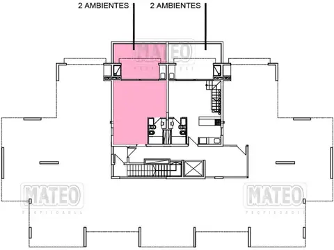 Departamento en Venta de 2 ambientes