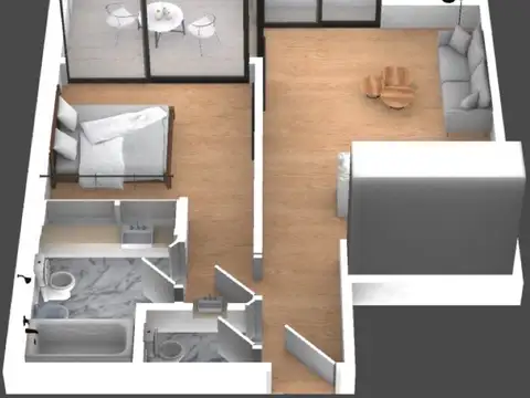 Departamento en Venta de 2 ambientes