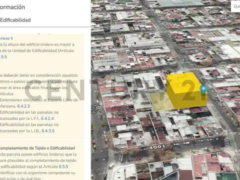 Venta de Terreno  33x43 en Parque Patricios-Planos Aprobados