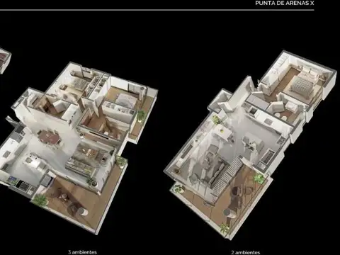 Departamento 3 ambientes con 1 baño