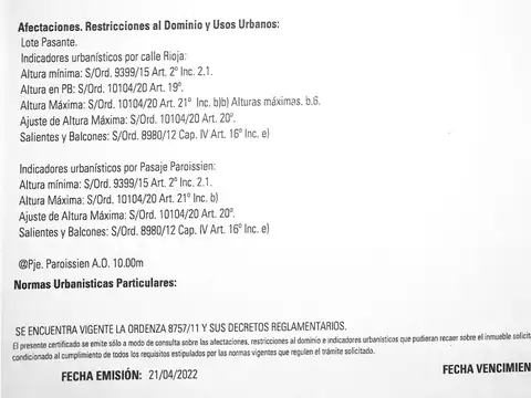 Terreno en Venta de 339,0 m2