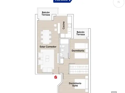Departamento en Venta al Norte
