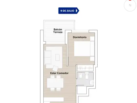 Departamento en Venta en Rosario, USD 145.000