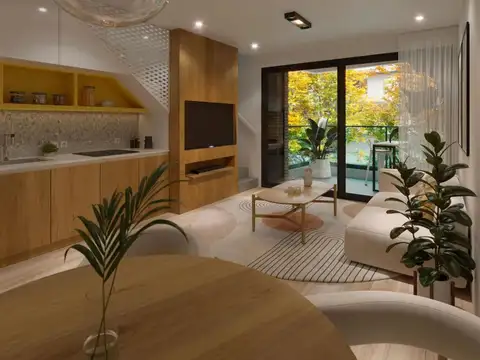 Depto de 2 Ambientes en Duplex  Palermo con Parril