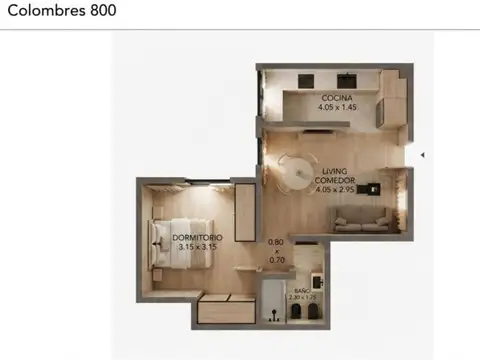 Departamento en Venta en Boedo, USD 64.000