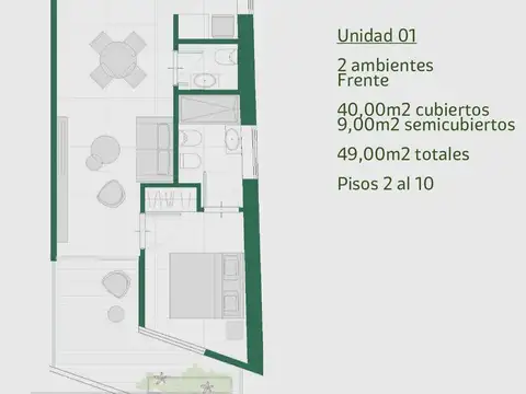 Departamento en Venta Permite mascota