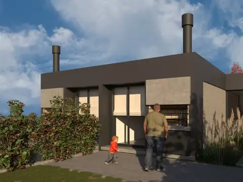 VENTA CASA A ESTRENAR 2 DORM B° PRIVADO RUSSELL