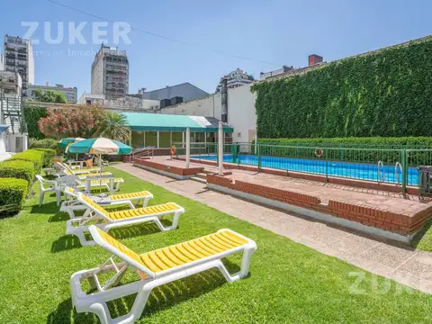 Departamento 3 ambientes en venta Almagro con amenities piso alto