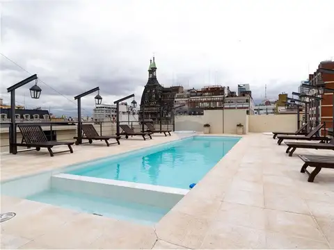 Alquiler Residencial Loft 2 ambientes en Palacio Raggio Semiamoblado Terraza Exclusiva