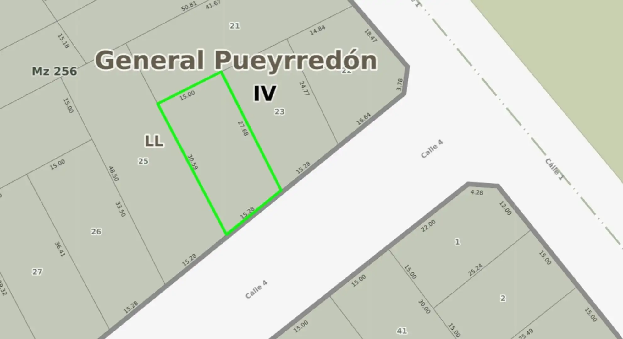 VENTA LOTE EN MARQUESADO A 2 CUADRAS DE LA RUTA 11