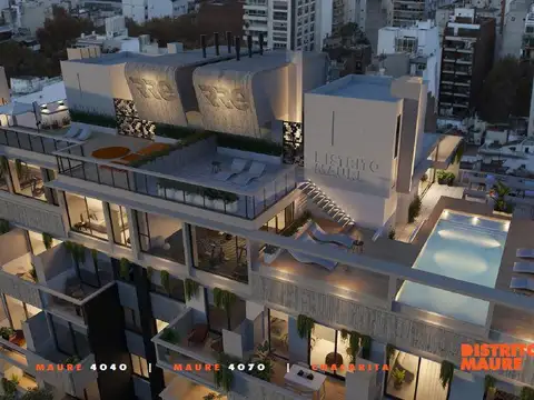 Venta, Departamento, monoambiente, Balcón, Full Amenities, Cocheras, Piscina, Chacarita, Colegiales