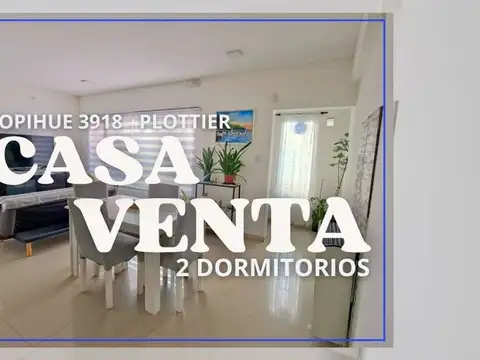 VENTA CASA APTO CREDITO 2 DORMITORIOS PLOTTIER