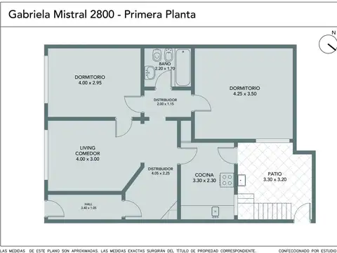Depto Tipo Casa en Venta de 2 dormitorios