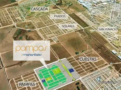 VENTA DE LOTE EN PAMPAS DE MANANTIALES