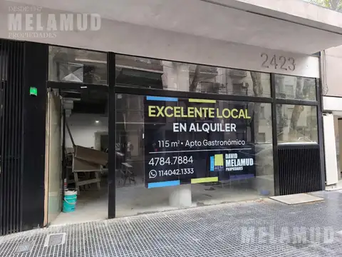 Local / ALQUILER / PALERMO HOLLYWOOD APTO GASTRONOMICO 