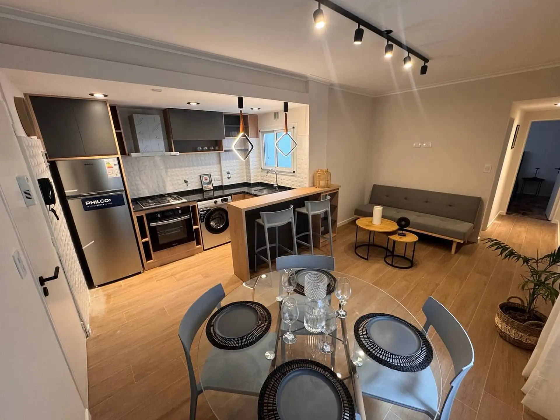 Depto 2 amb, 36m² reciclado a nuevo — Plaza Colón