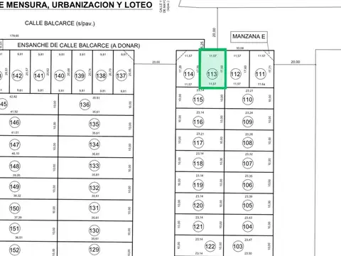 LOTE 113 DE NUEVO SEPTIEMBRE SANTO TOME - 200m2