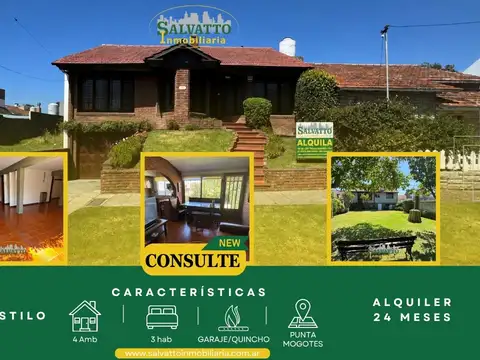 Casa en Alquiler en Punta Mogotes, Mar del Plata