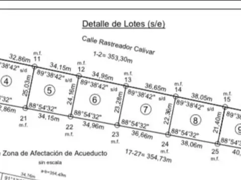 Terreno en Venta de 850,0 m2