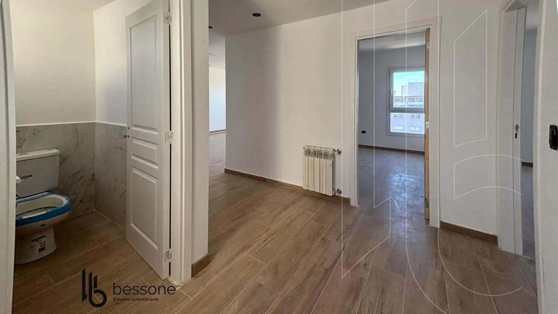 Departamento 3 amb, 84m² con balcón y vista al mar — Punta Mogotes