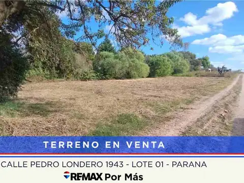 Terreno en Venta en Parana, Paraná