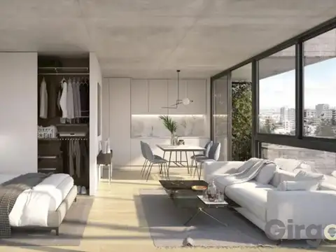 Departamento 2 ambientes con 1 baño