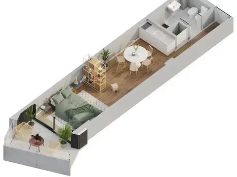 Departamento en Venta en Palermo, USD 118.100