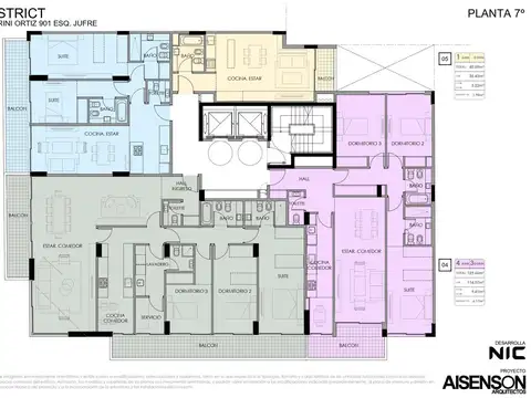 Departamento 4 ambientes con 3 baños